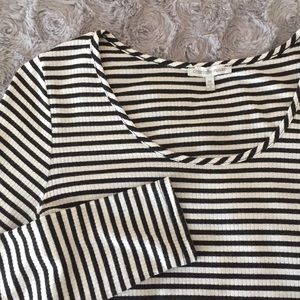 Charlotte Russe Long-Sleeve T-shirt Style Dress